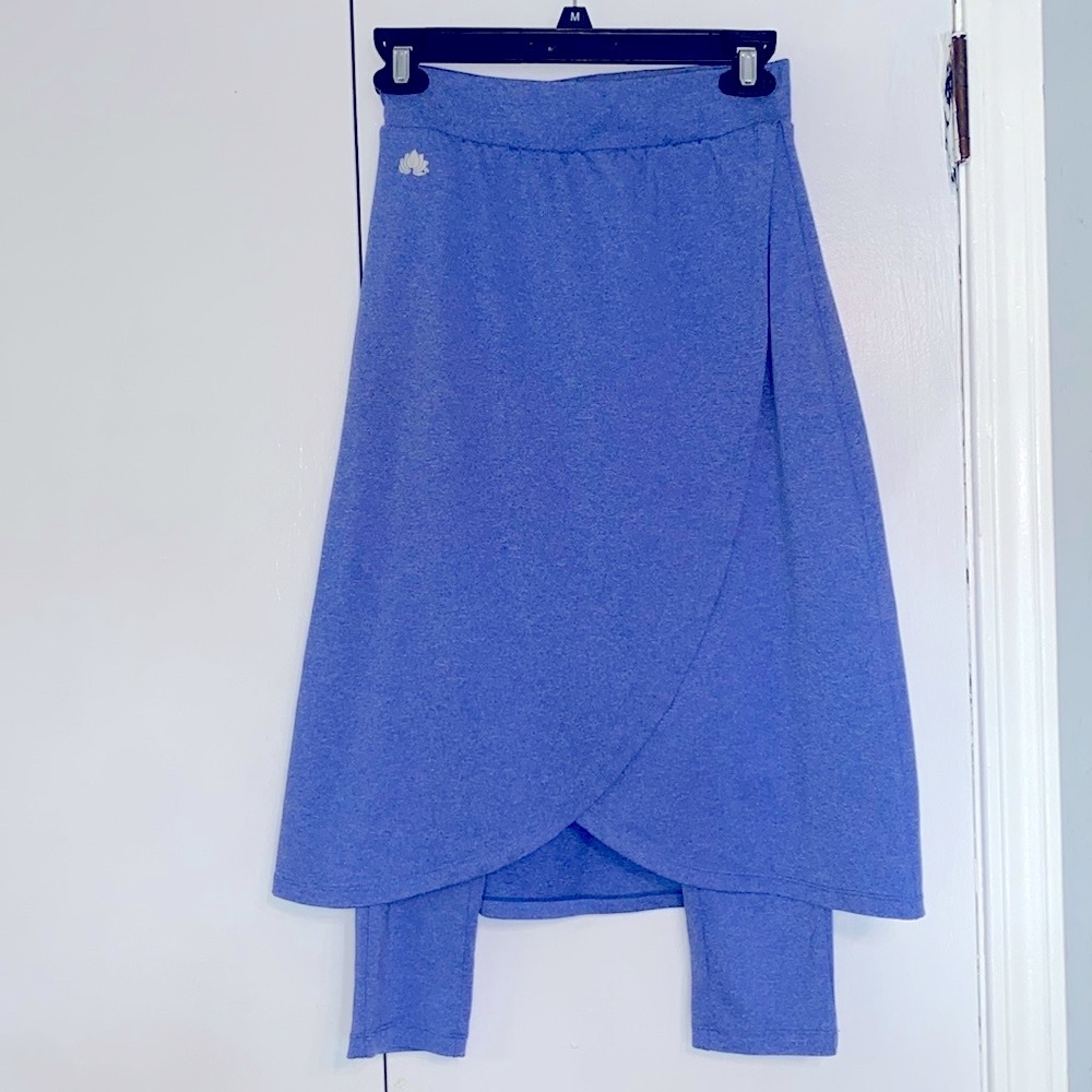 {Snoga} 22” Faux Wrap Blue Sport Skirt